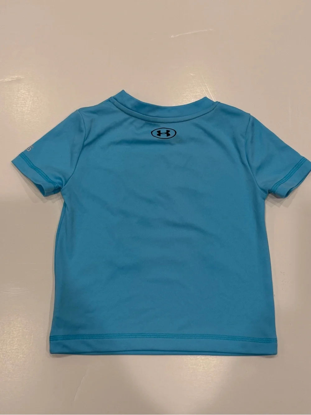 Under Armour Boys 2-Piece Swim Set Size 2T Blue Rash-guard Shirt and Swim Trunks